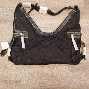 Coach black shoulder Bag